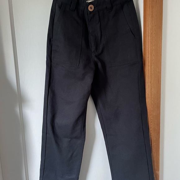 Beaton utility pants, black denim, size 6 - Picture 5 of 9
